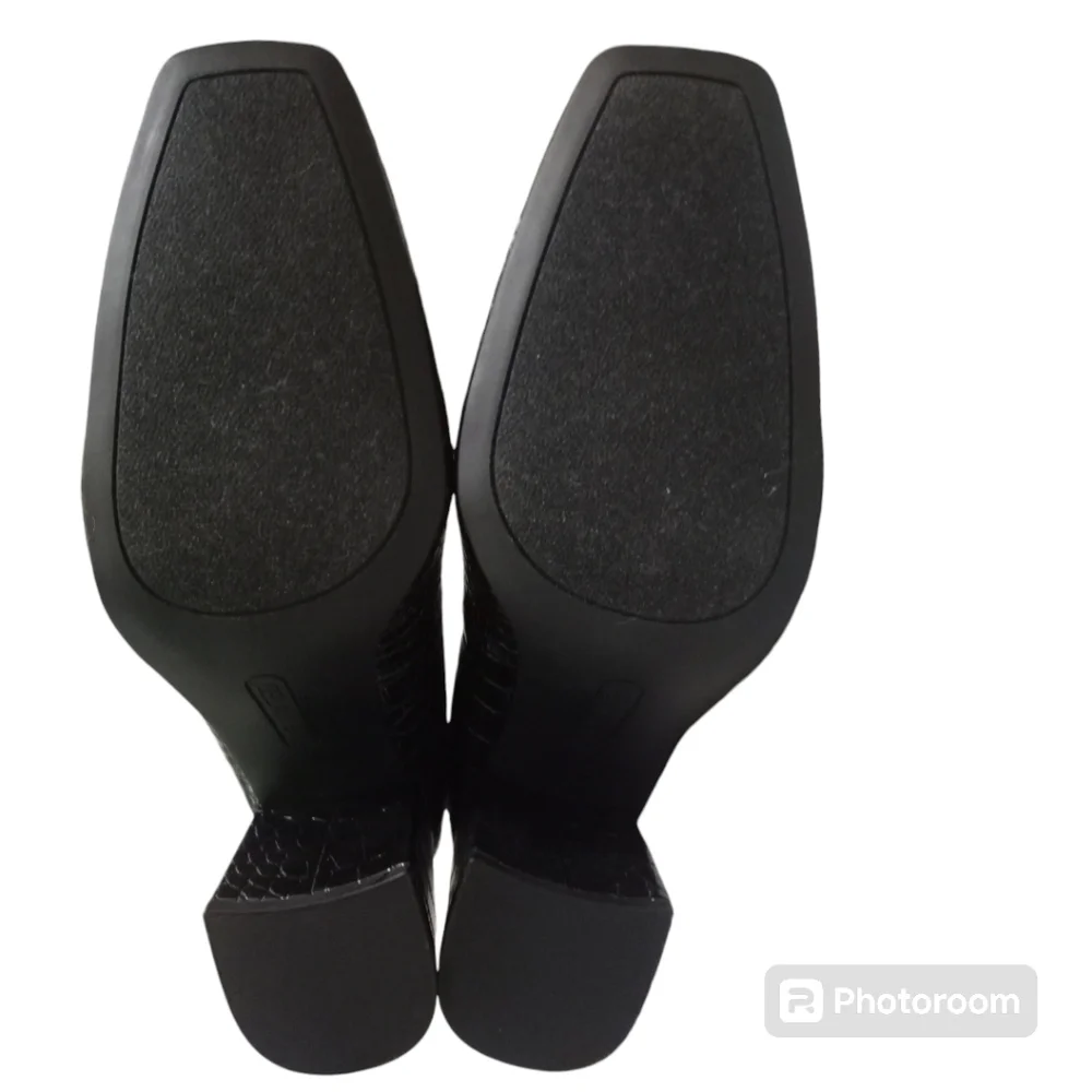 The Limited Benton Block Heel Loafer Black 9.5 M - Picture 14 of 15